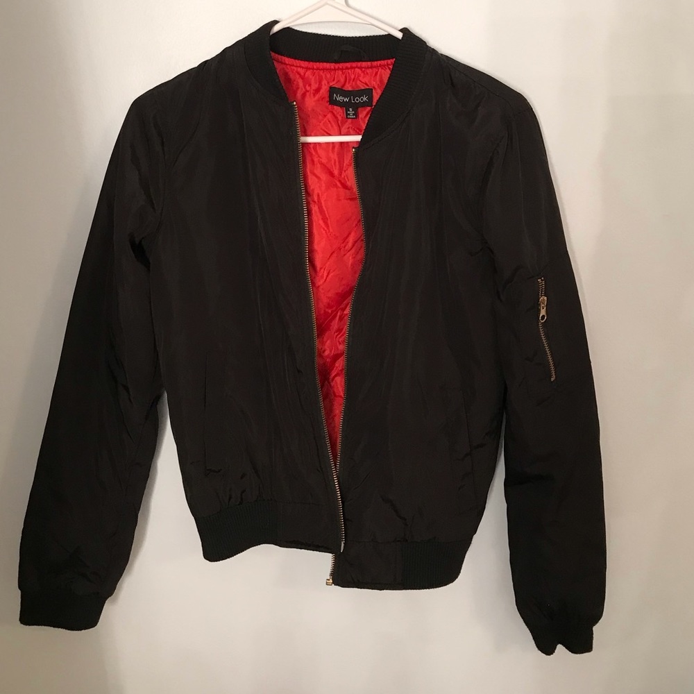 Black Bomber Jacket